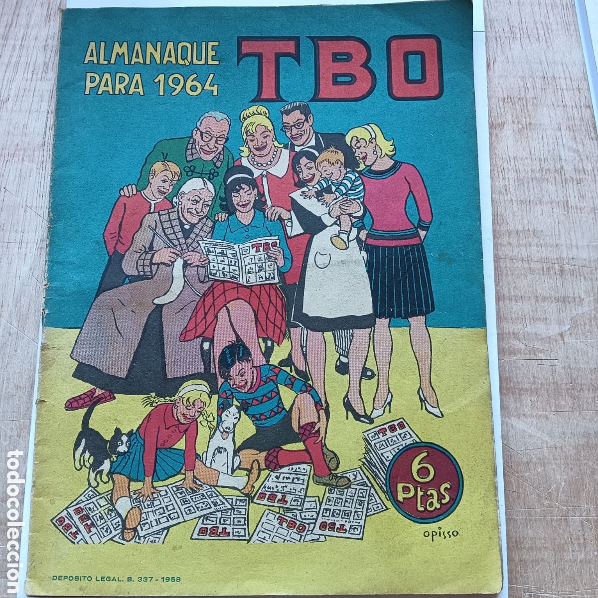 Tebeos: ALMANAQUE TBO 1964 Originale - Foto 1