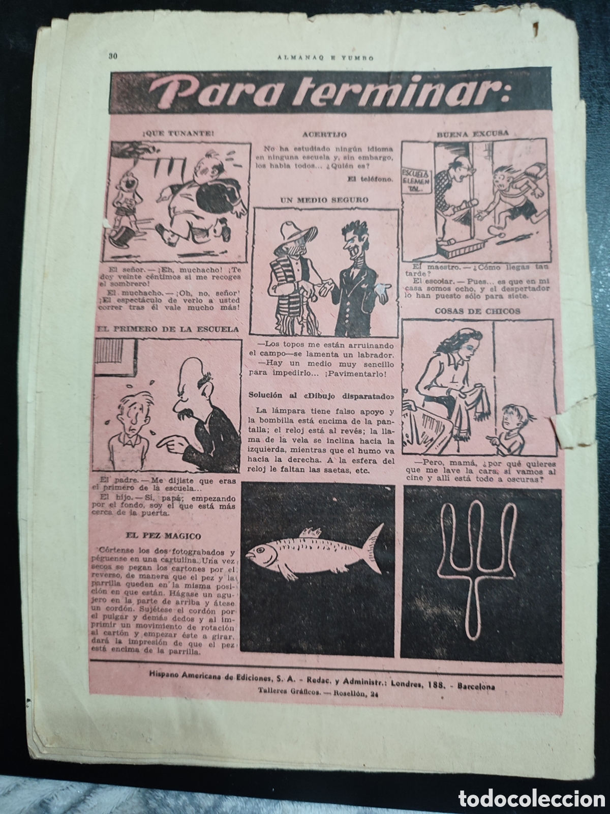 Tebeos: Almanaque Yumbo 1944 original - Foto 2