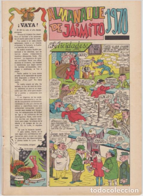 Tebeos: ALMANAQUE JAIMITO DE 1970 - Foto 2