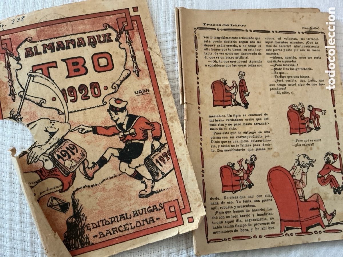 Tebeos: Almanaque TBO 1920. Editorial Buigas - Foto 2