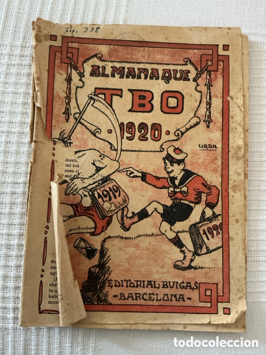 Tebeos: Almanaque TBO 1920. Editorial Buigas - Foto 1