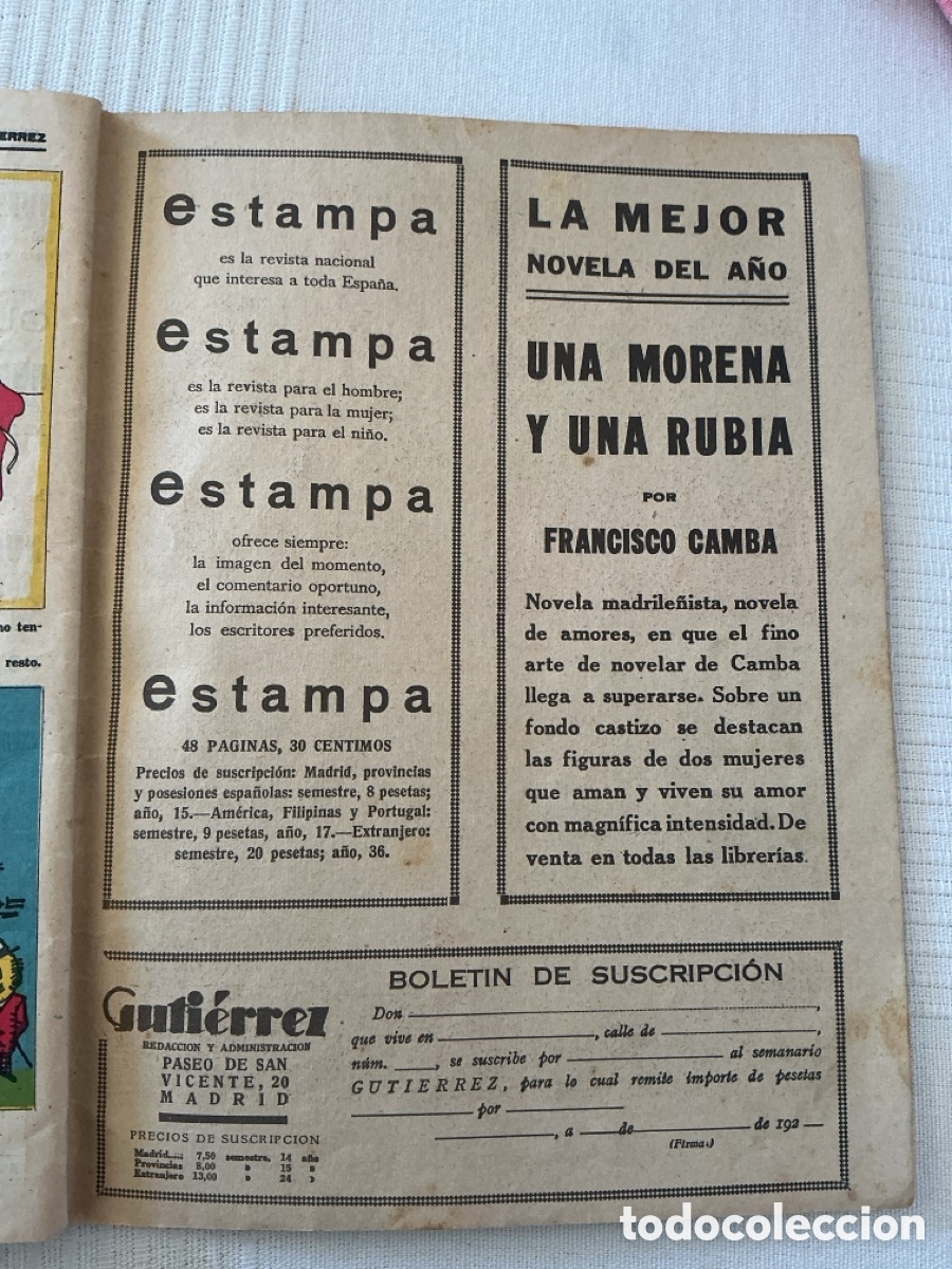 Tebeos: Almanaque Guti&eacute;rrez 1930 - Foto 9
