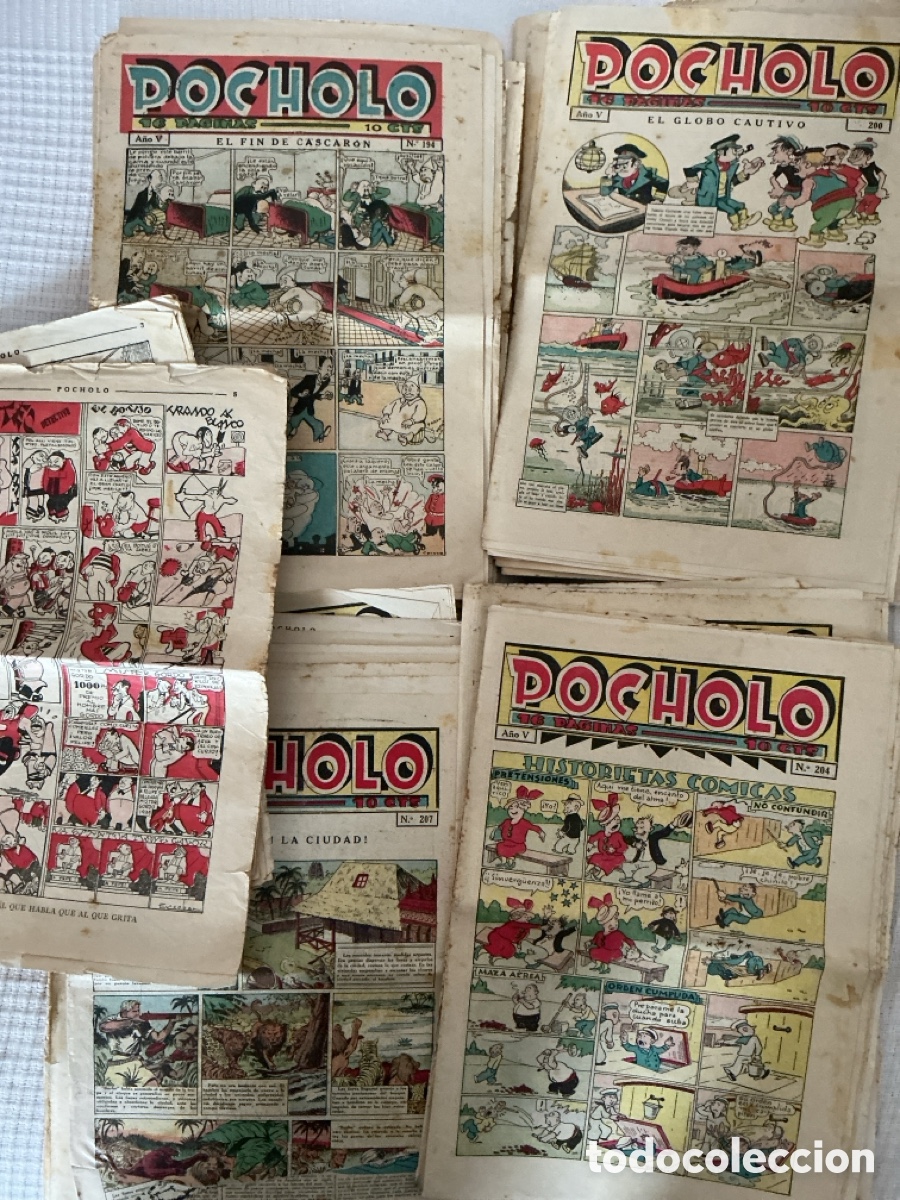 Tebeos: Lote 19 Semanarios Pocholo - Foto 3