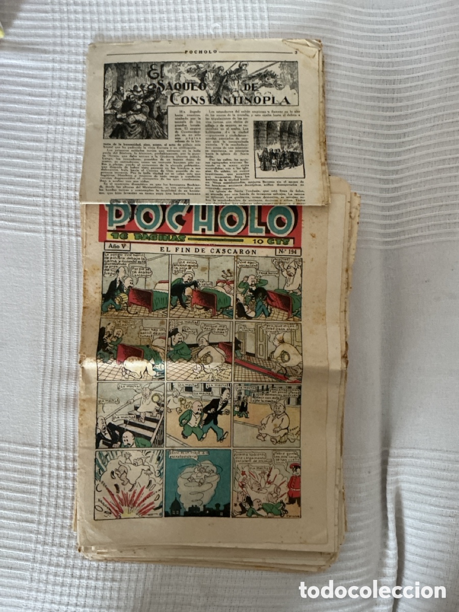 Tebeos: Lote 19 Semanarios Pocholo - Foto 7