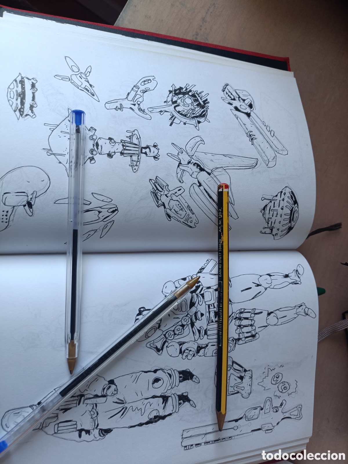 Tebeos: Art&iacute;sticos dibujos originales c&oacute;mic muy variados - Foto 4