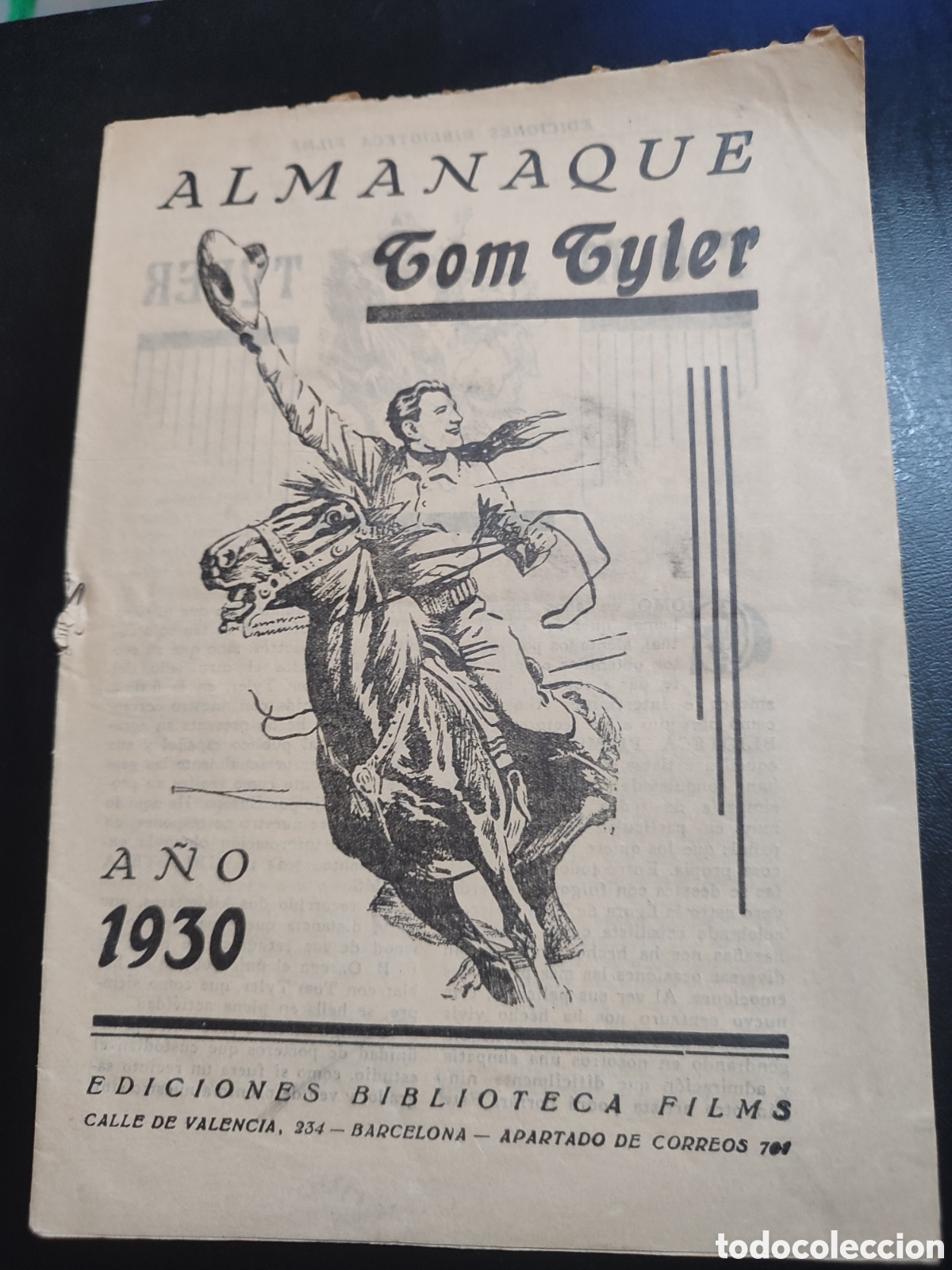 Tebeos: Almanaque Tom Tyler 1930 - Foto 1