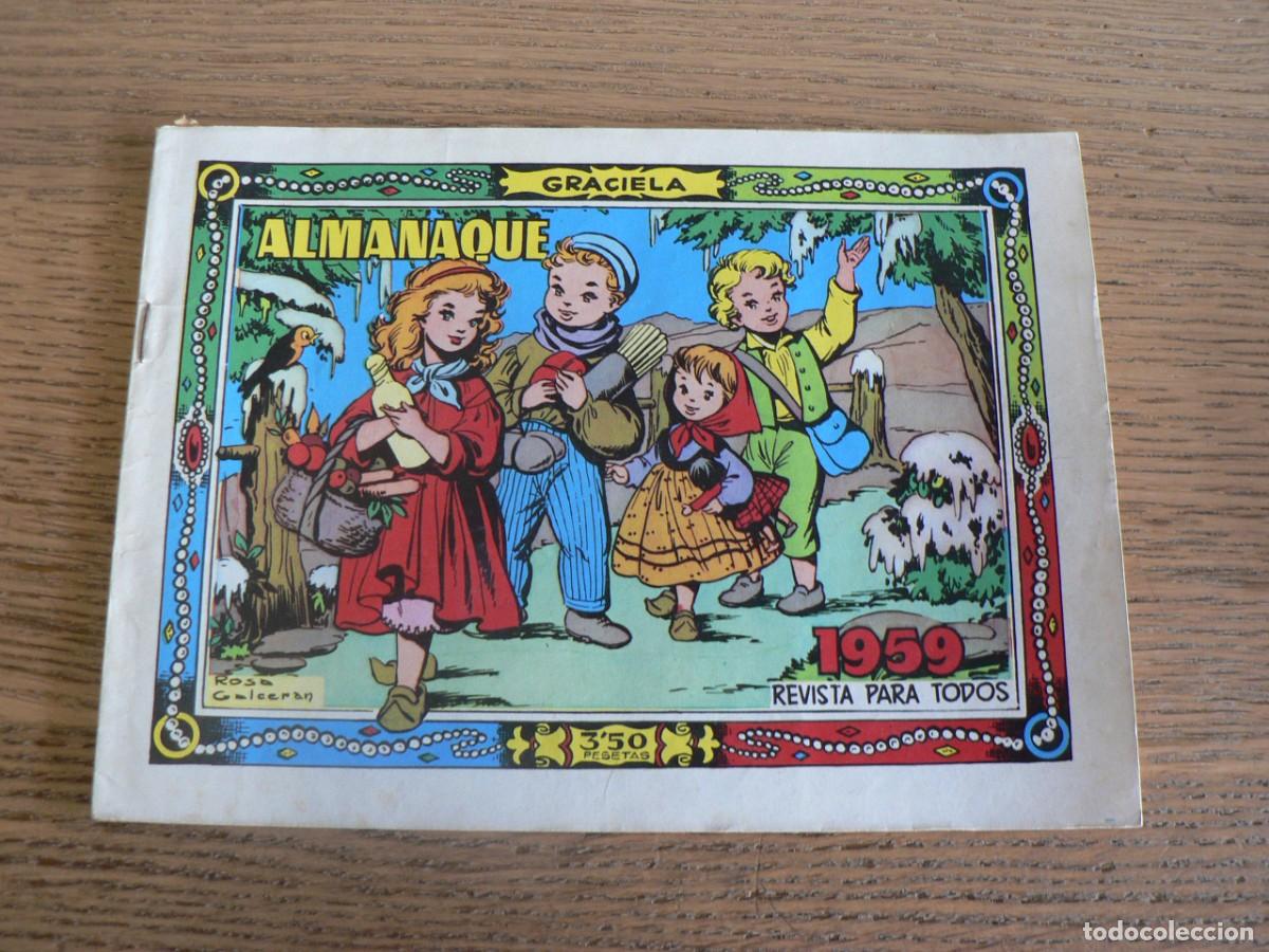Tebeos: ALMANAQUE GRACIELA DE 1959 - Foto 1