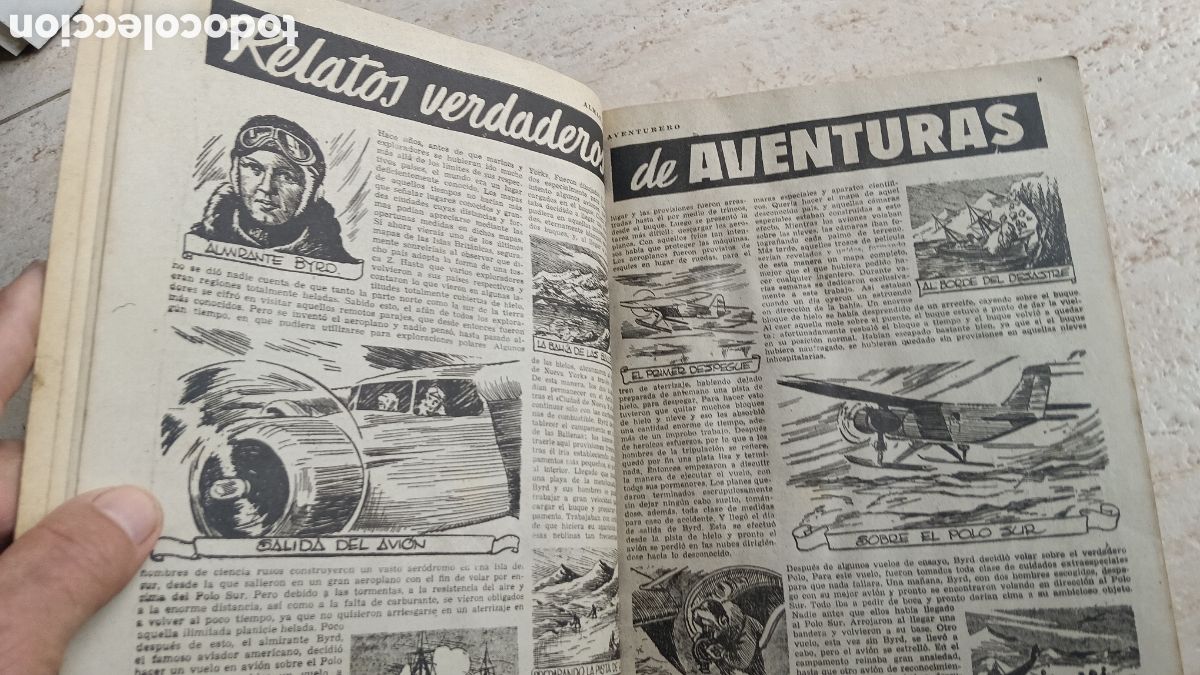 Tebeos: Almanaque Aventurero 1946, original - Foto 5