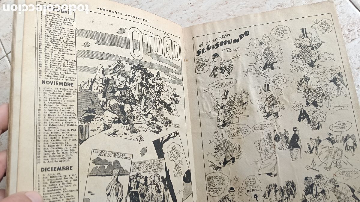 Tebeos: Almanaque Aventurero 1946, original - Foto 11