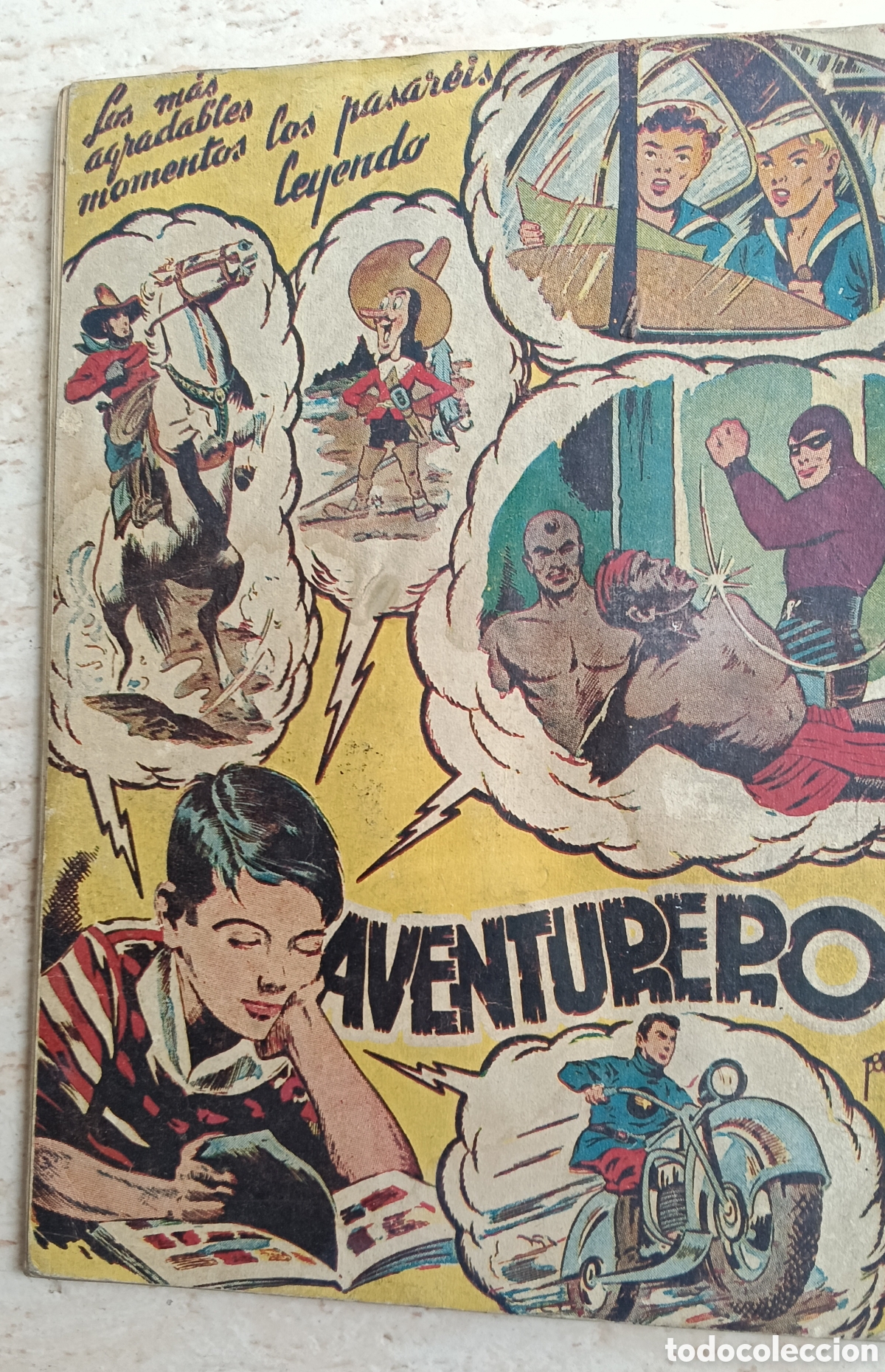 Tebeos: Almanaque Aventurero 1946, original - Foto 12