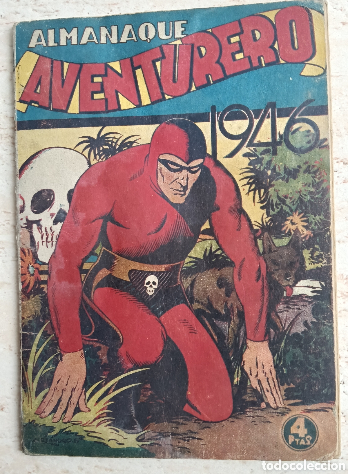 Tebeos: Almanaque Aventurero 1946, original - Foto 1