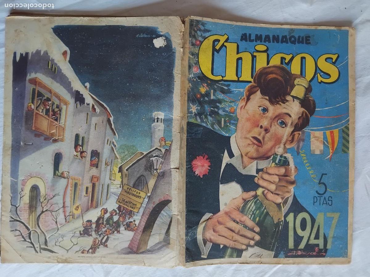 Tebeos: ALMANAQUE CHICOS 1947 - Foto 1