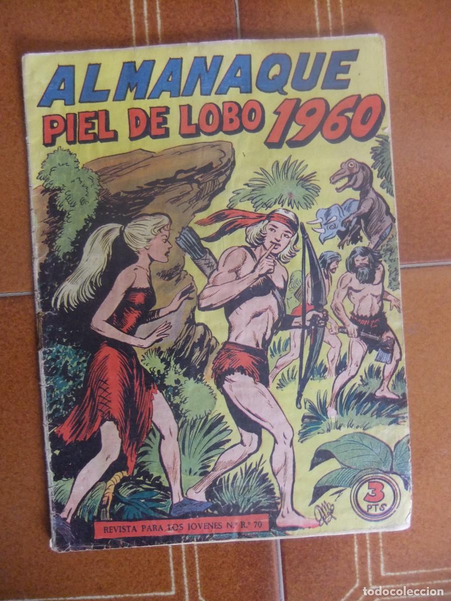 Tebeos: ALMANAQUE PIEL DE LOBO PARA 1960 MAGA