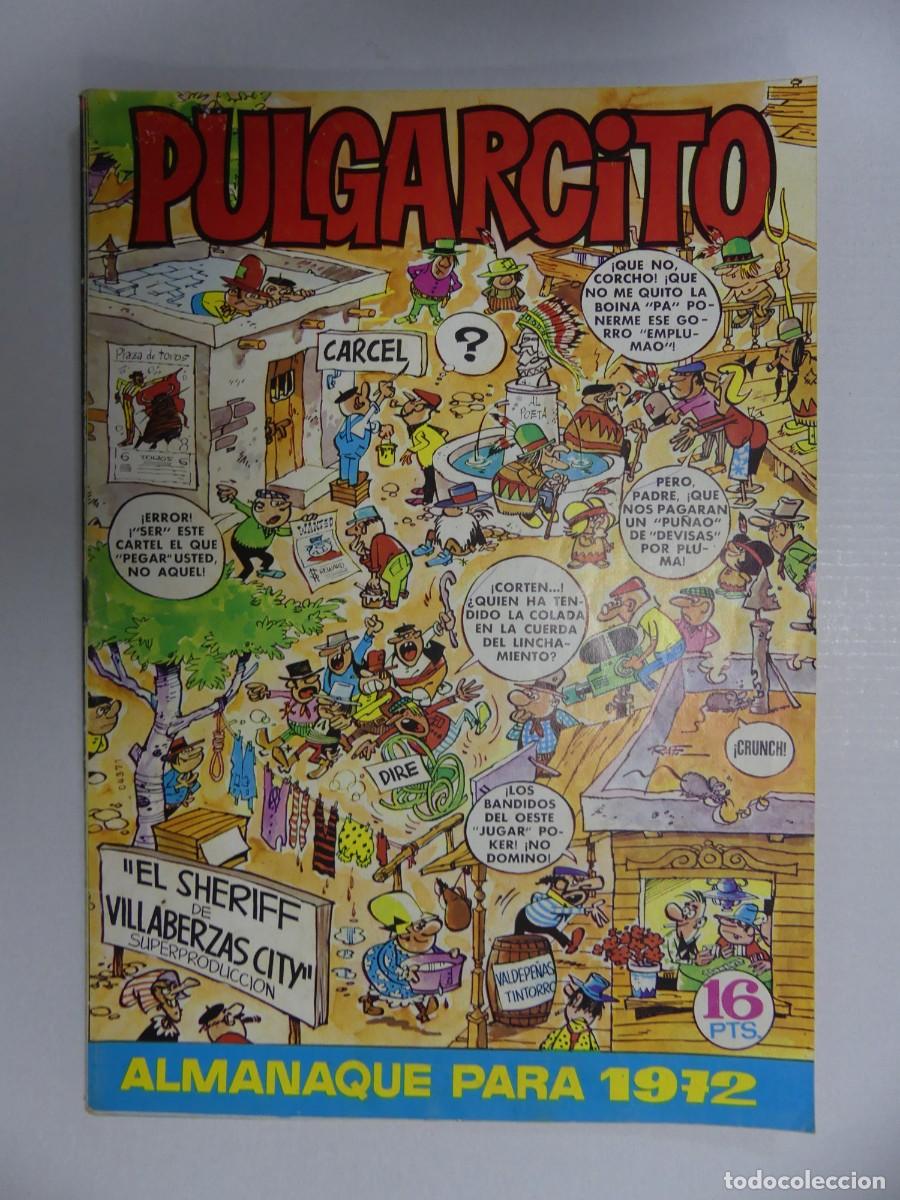 Tebeos: ALMANAQUE PULGARCITO PARA A&Ntilde;O 1972