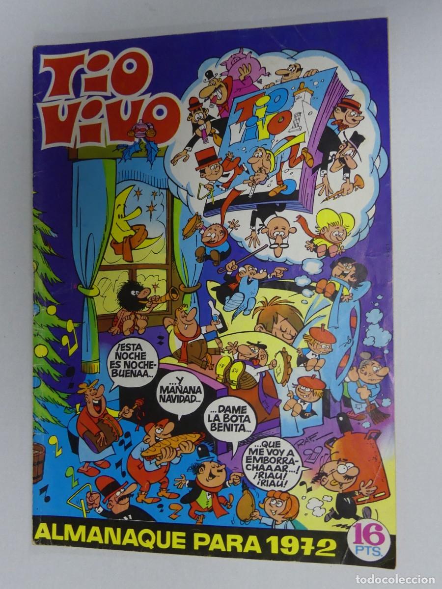 Tebeos: ALMANAQUE TIO VIVO PARA A&Ntilde;O 1972