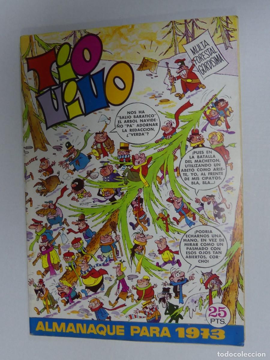 Tebeos: ALMANAQUE TIO VIVO PARA A&Ntilde;O 1973