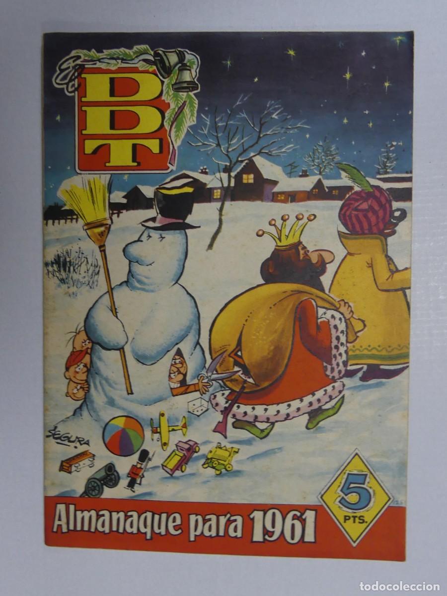 Tebeos: ALMANAQUE EL DDT PARA A&Ntilde;O 1961
