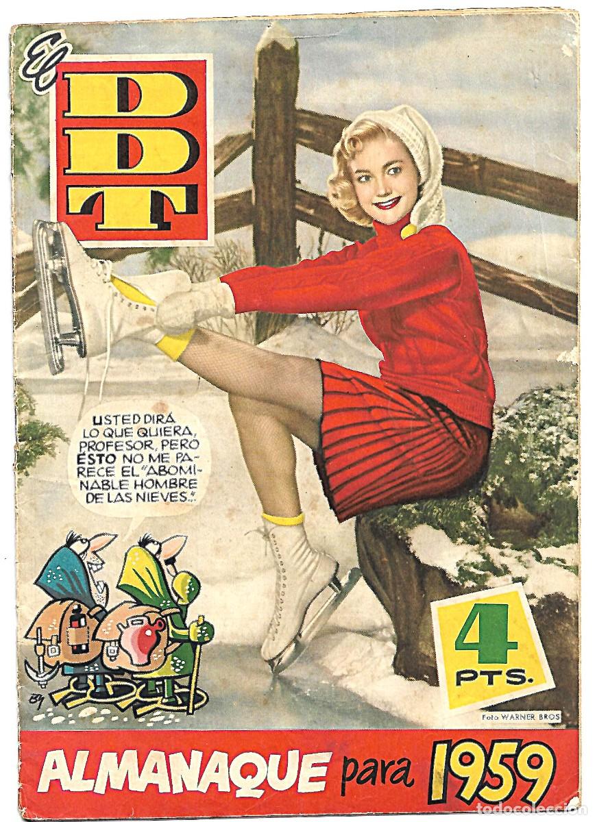 Tebeos: EL DDT ALMANAQUE PARA 1959- ORIGINAL MUY BIEN CONSERVADO- VER FOTOS Y DESCRIPCION