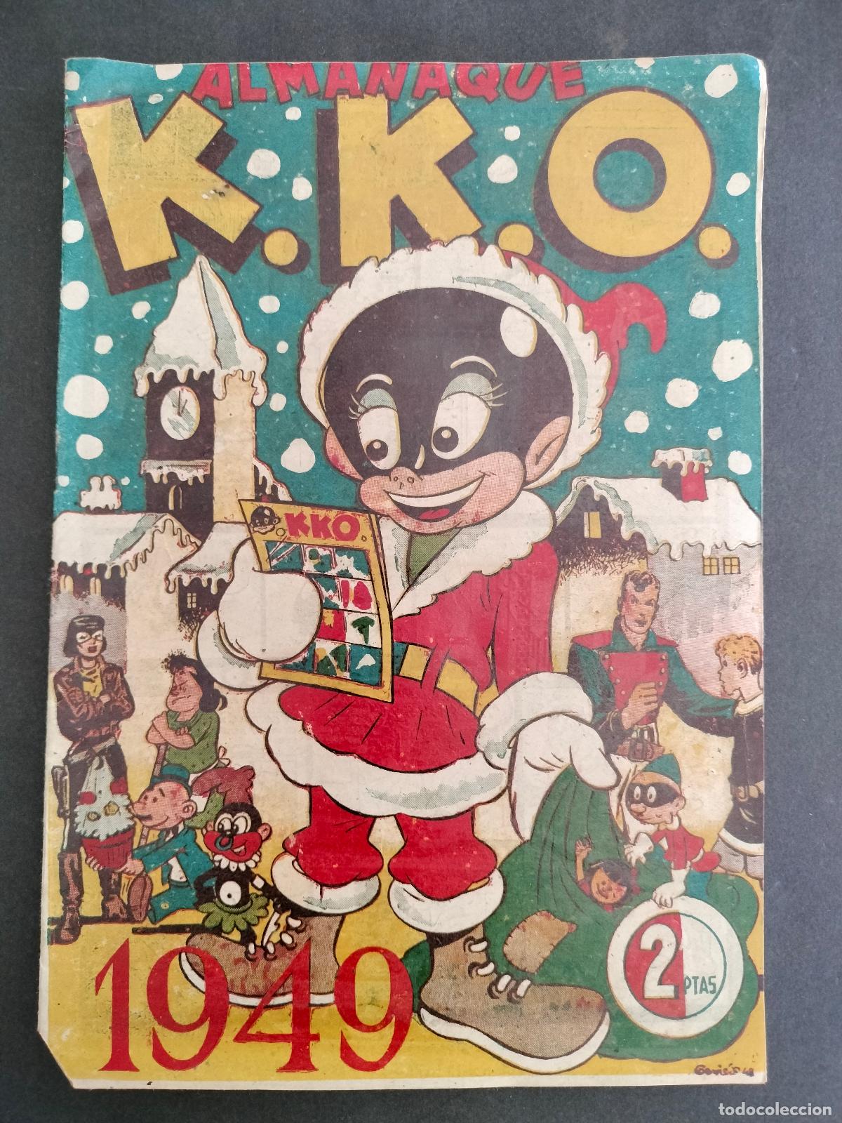 Tebeos: ALMANAQUE K.K.O. KKO 1949 ORIGINAL DE EPOCA EDICIONES HERCULES MUY BUEN ESTADO MUY DIFICIL!!!!