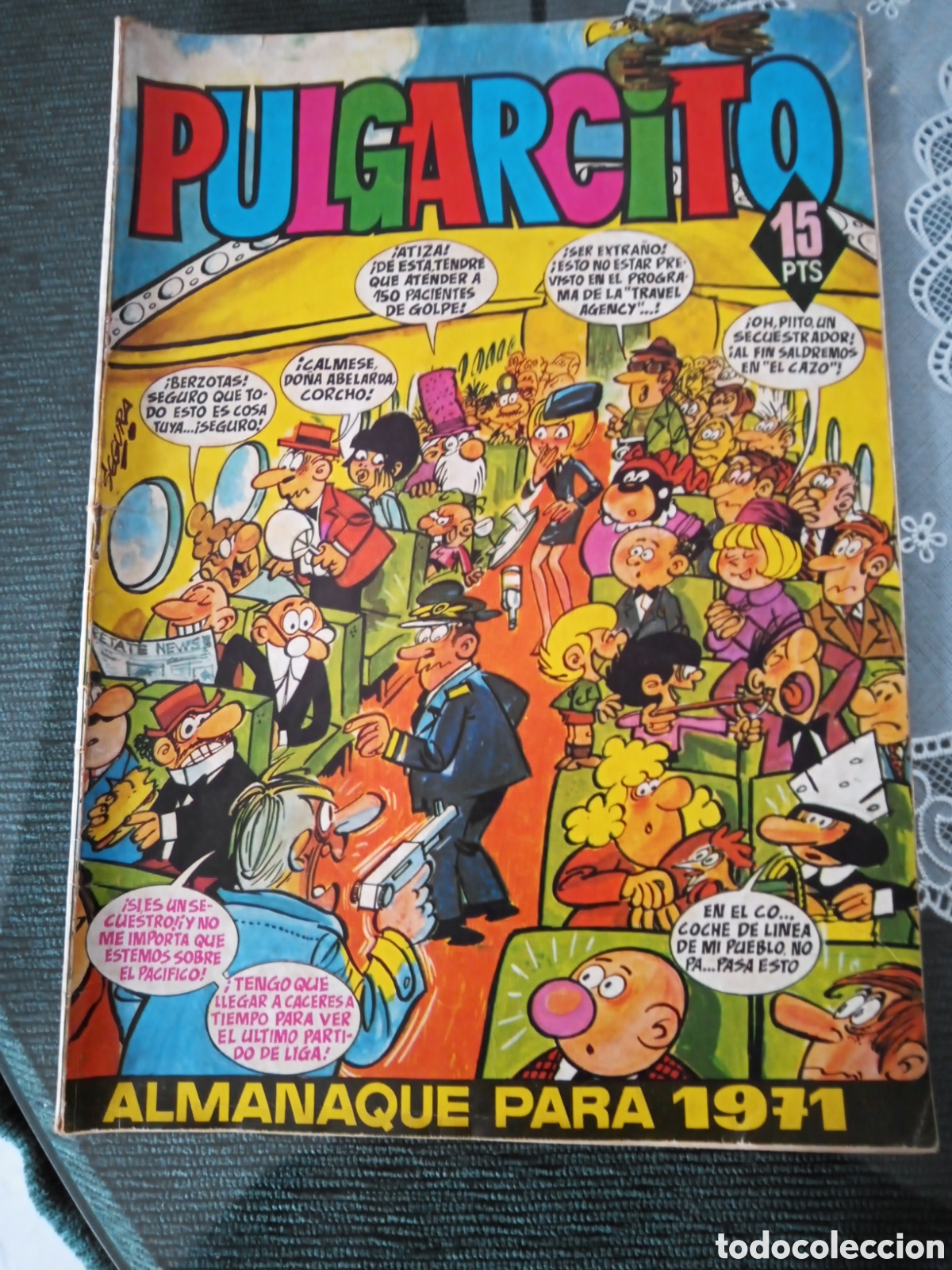 Tebeos: PULGARCITO ALMANAQUE 1971. ESTADO ACEPTABLE USADO.
