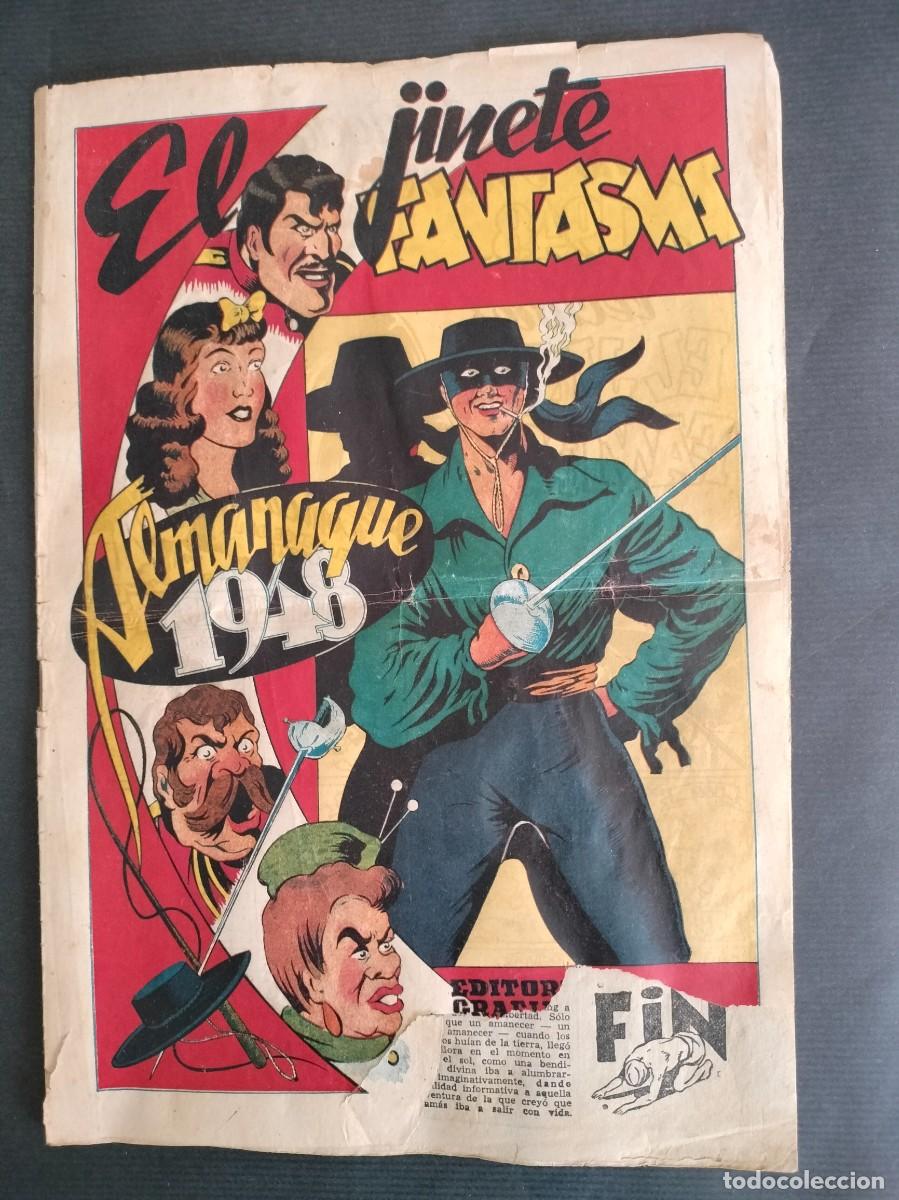 Tebeos: EL JINETE FANTASMA ALMANAQUE 1948 ORIGINAL DE EPOCA GRAFIDEA MUY DIFICIL!!!!