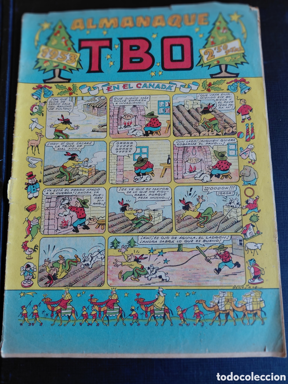Tebeos: ALMANAQUE TBO EN EL CANADA 1953 BUIGAS