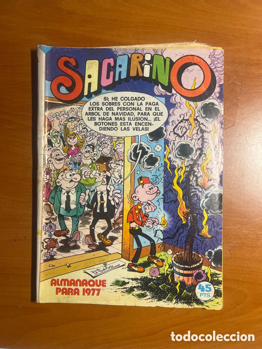 Tebeos: SACARINO ALMANAQUE 1977, (EDITORIAL BRUGUERA)