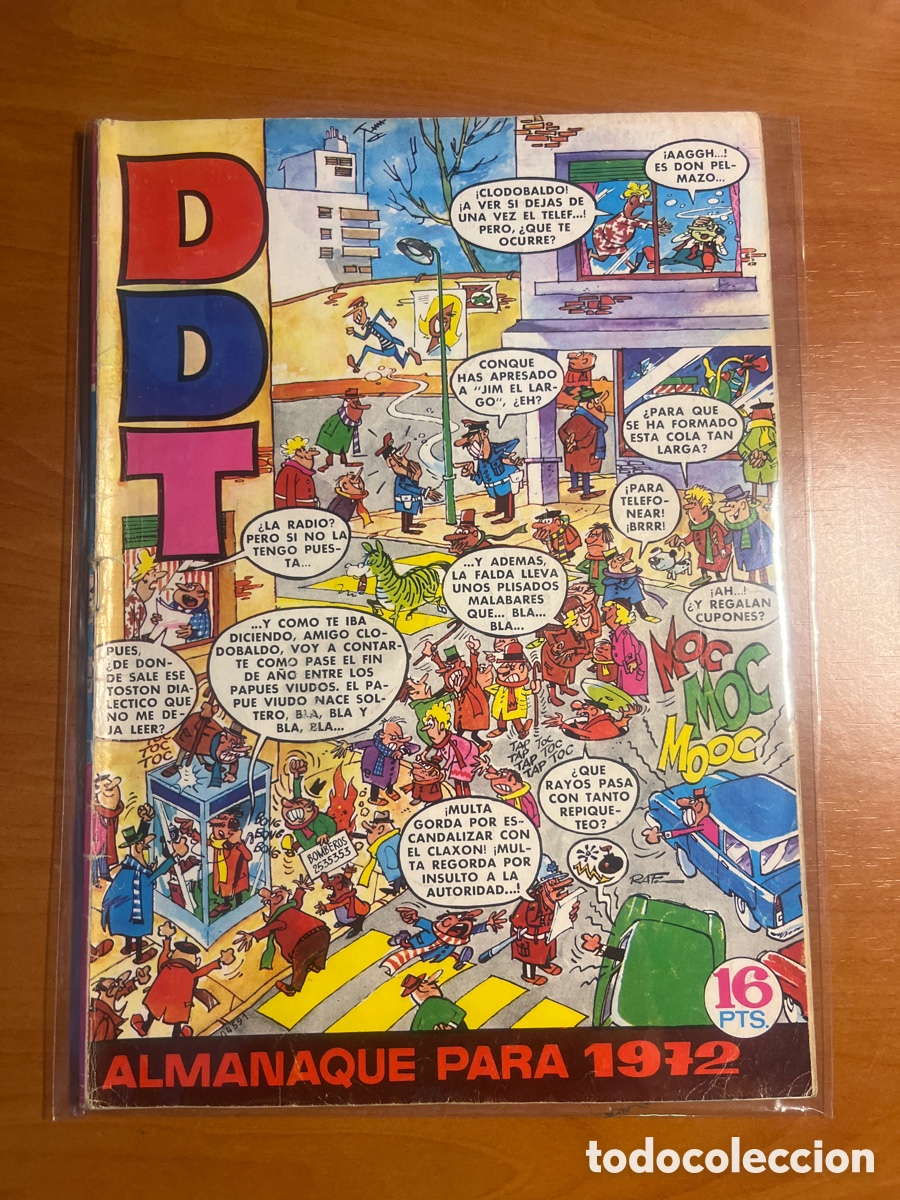 Tebeos: DDT ALMANAQUE PARA 1972, (EDITORIAL BRUGUERA)