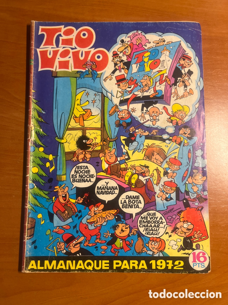 Tebeos: T&Iacute;O VIVO ALMANAQUE PARA 1972, (EDITORIAL BRUGUERA)