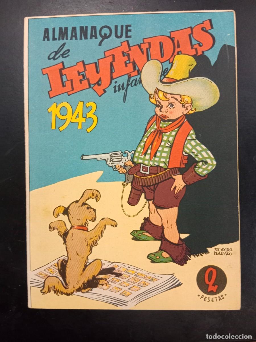 Tebeos: ANTIGUO ALMANAQUE DE LEYENDAS INFANTILES 1943 - CONSERVACION IMPECABLE