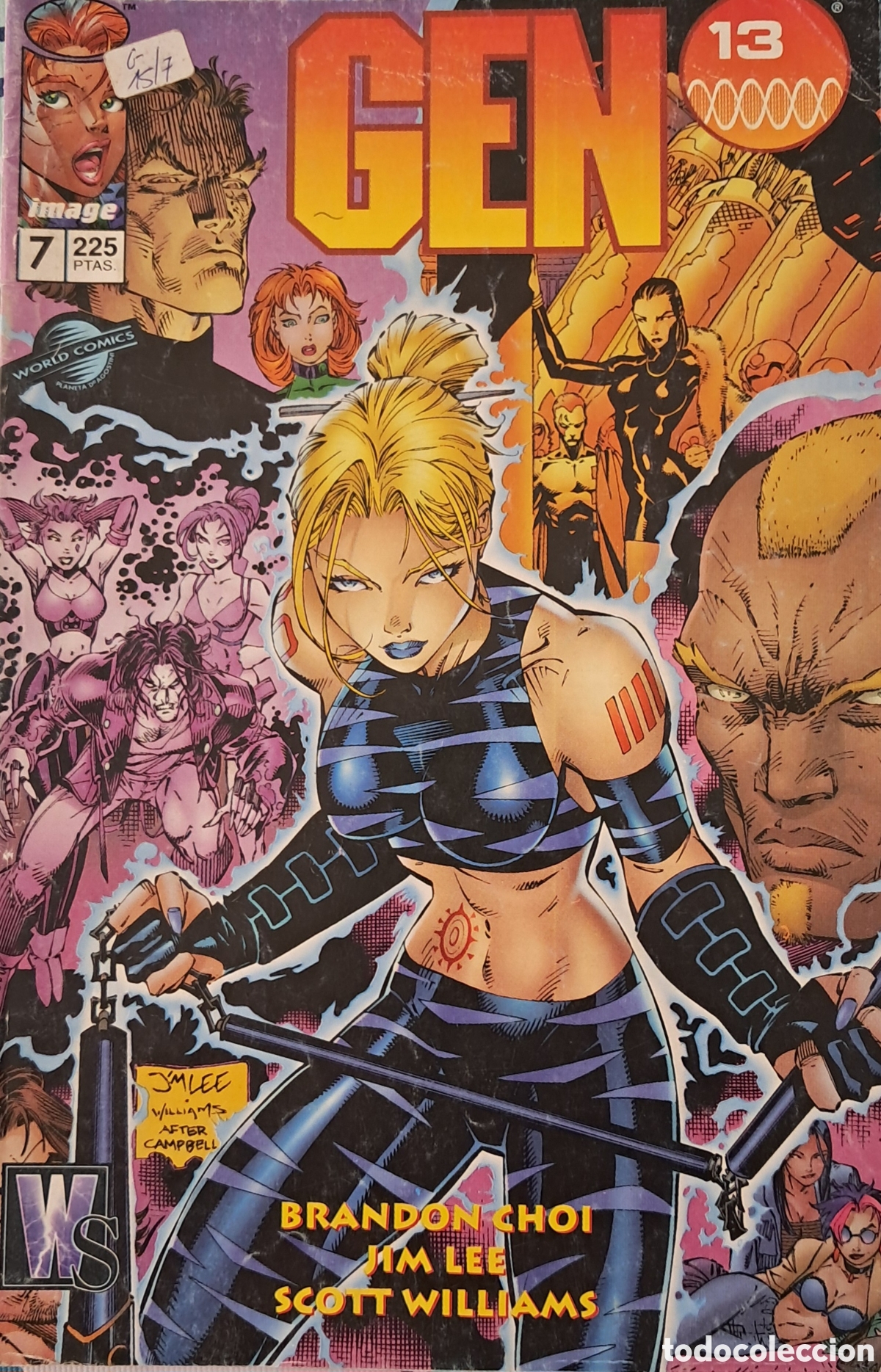 Comics: c&oacute;mic Gen 13 #7, editado por World Comics (Planeta DeAgostini) en 1996,