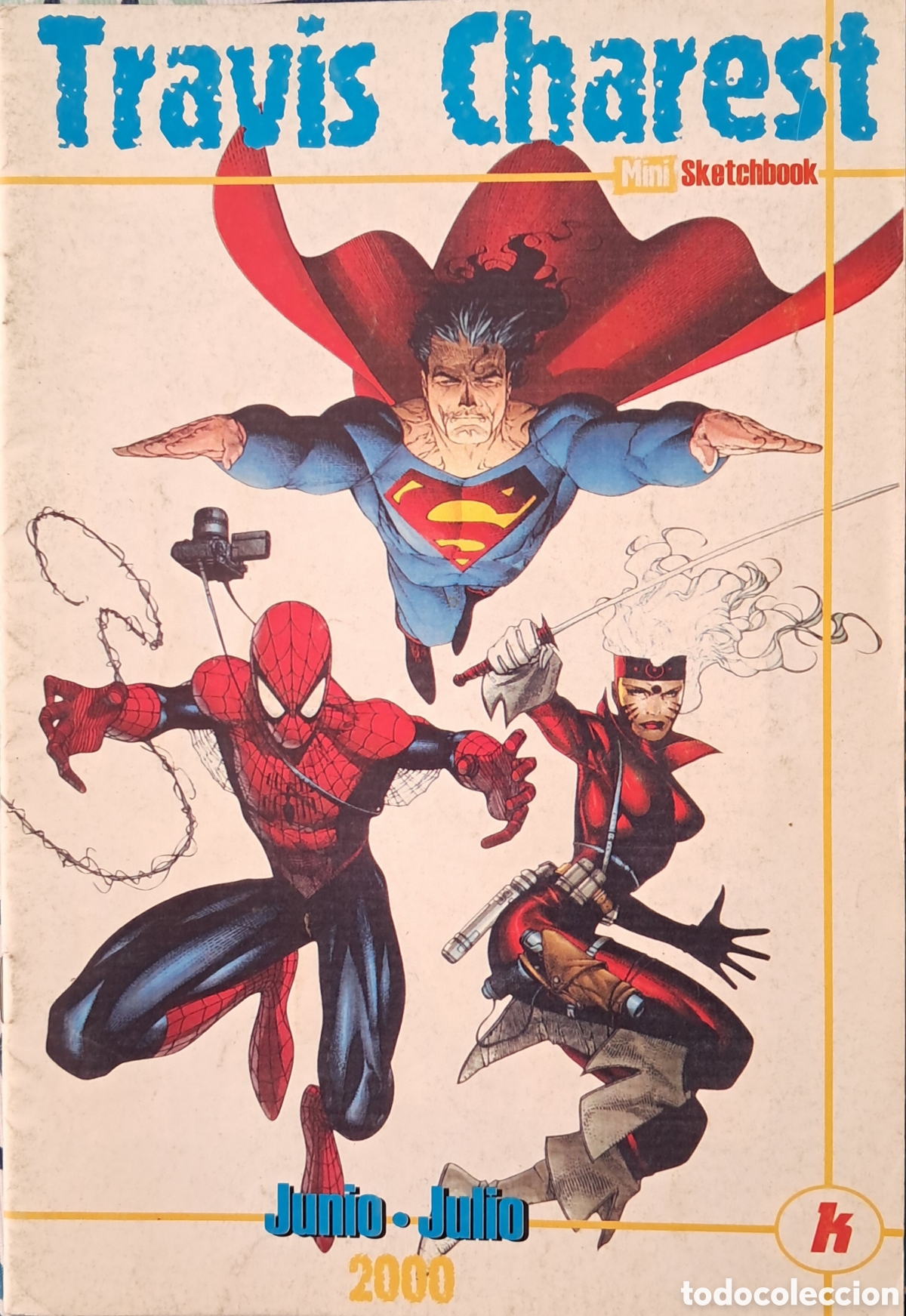 Tebeos: comic Travis Charest Mini Sketchbook (Junio-Julio 2000)