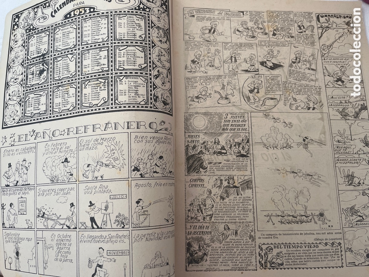 Tebeos: Almanaque TBO A&ntilde;o 1953 - Foto 3