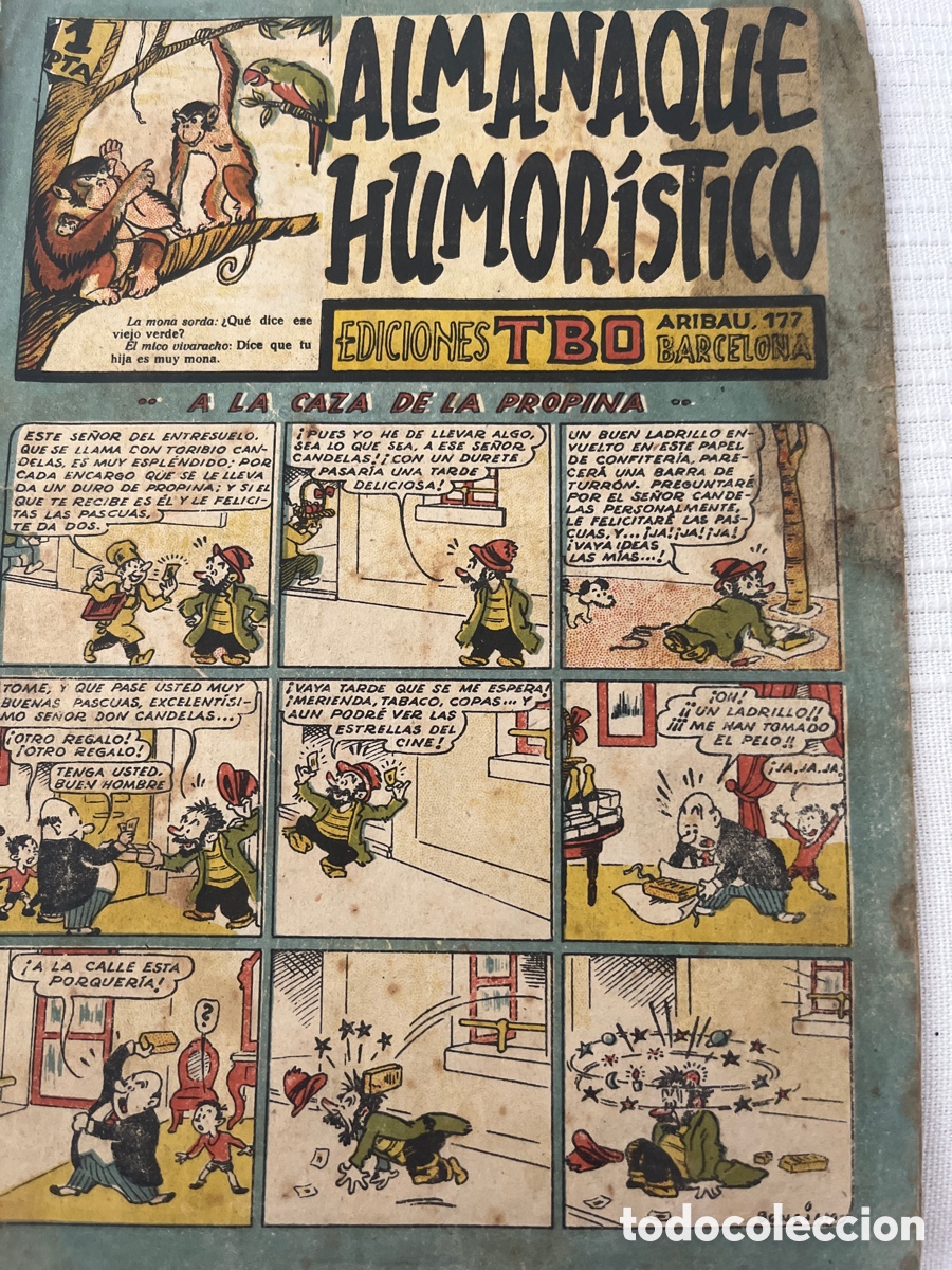 Tebeos: Almanaque Humor&iacute;stico Ediciones TBO - Foto 2