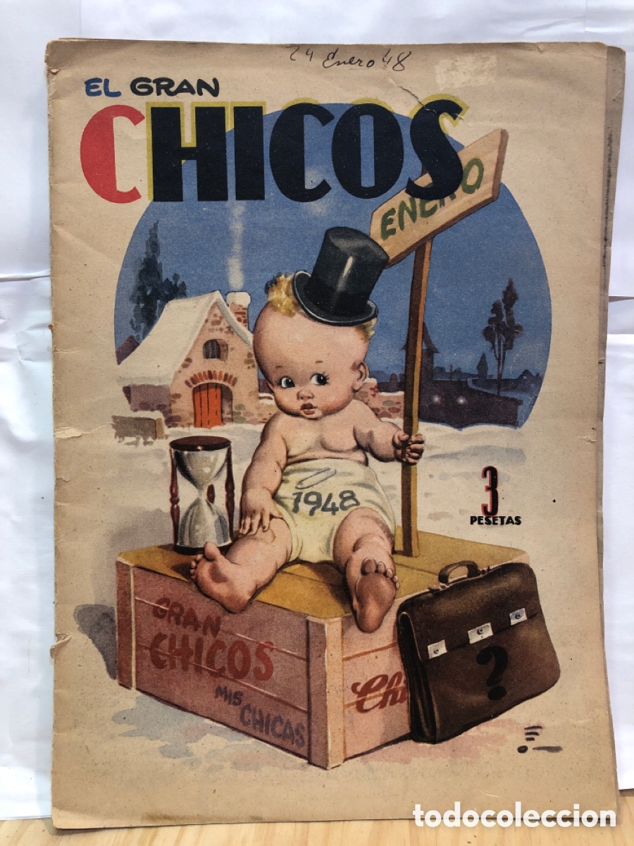 Tebeos: El gran chicos. A&ntilde;o II, enero 1948, n. 24