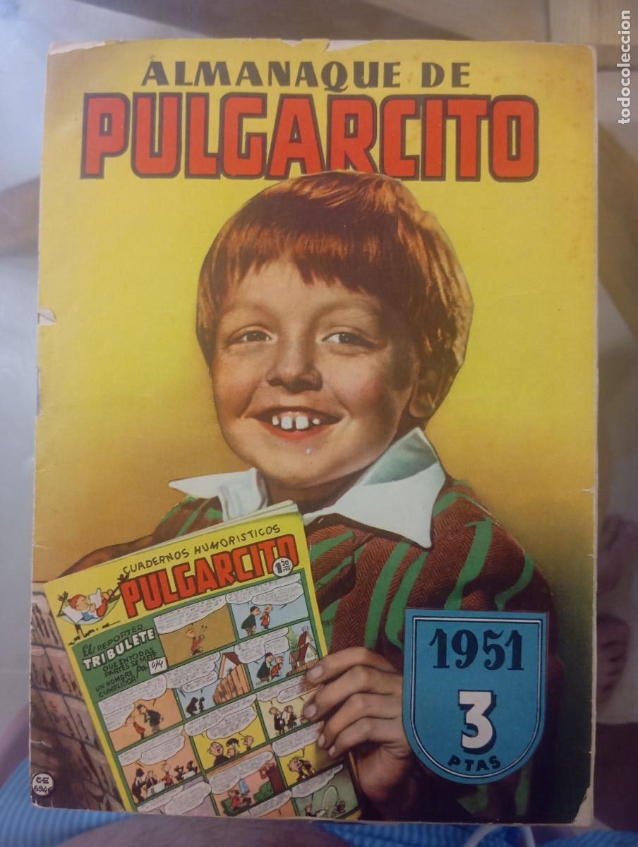 Tebeos: ALMANAQUE DE PULGARCITO 1951. EDITORIAL BRUGUERA, ORIGINAL