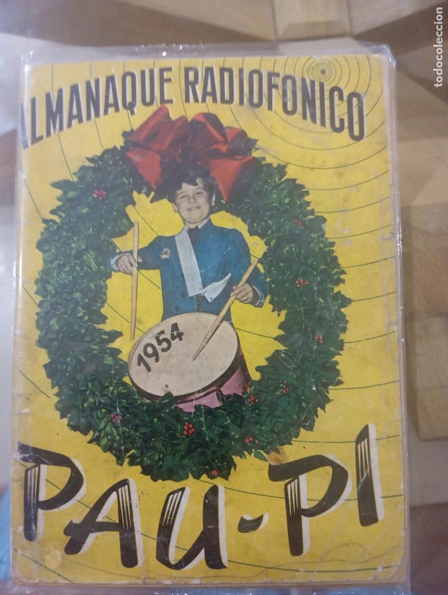 Tebeos: ALMANAQUE RADIOF&Oacute;NICO PAU PI 1954. 12 PTS. , ORIGINAL