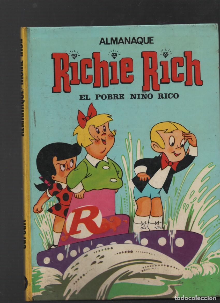 Tebeos: ALMANAQUE: RICHIE RICH. EL POBRE NI&Ntilde;O RICO. EUREDIT, 1973