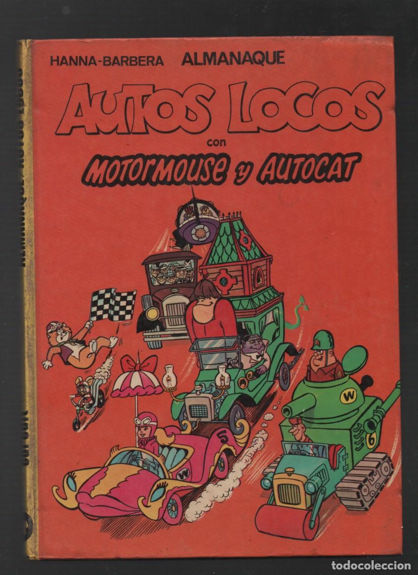 Tebeos: HANNA-BARBERA. ALMANAQUE: AUTOS LOCOS CON MOTORMOUSE Y AUTOCAT. EUREDIT, 1973