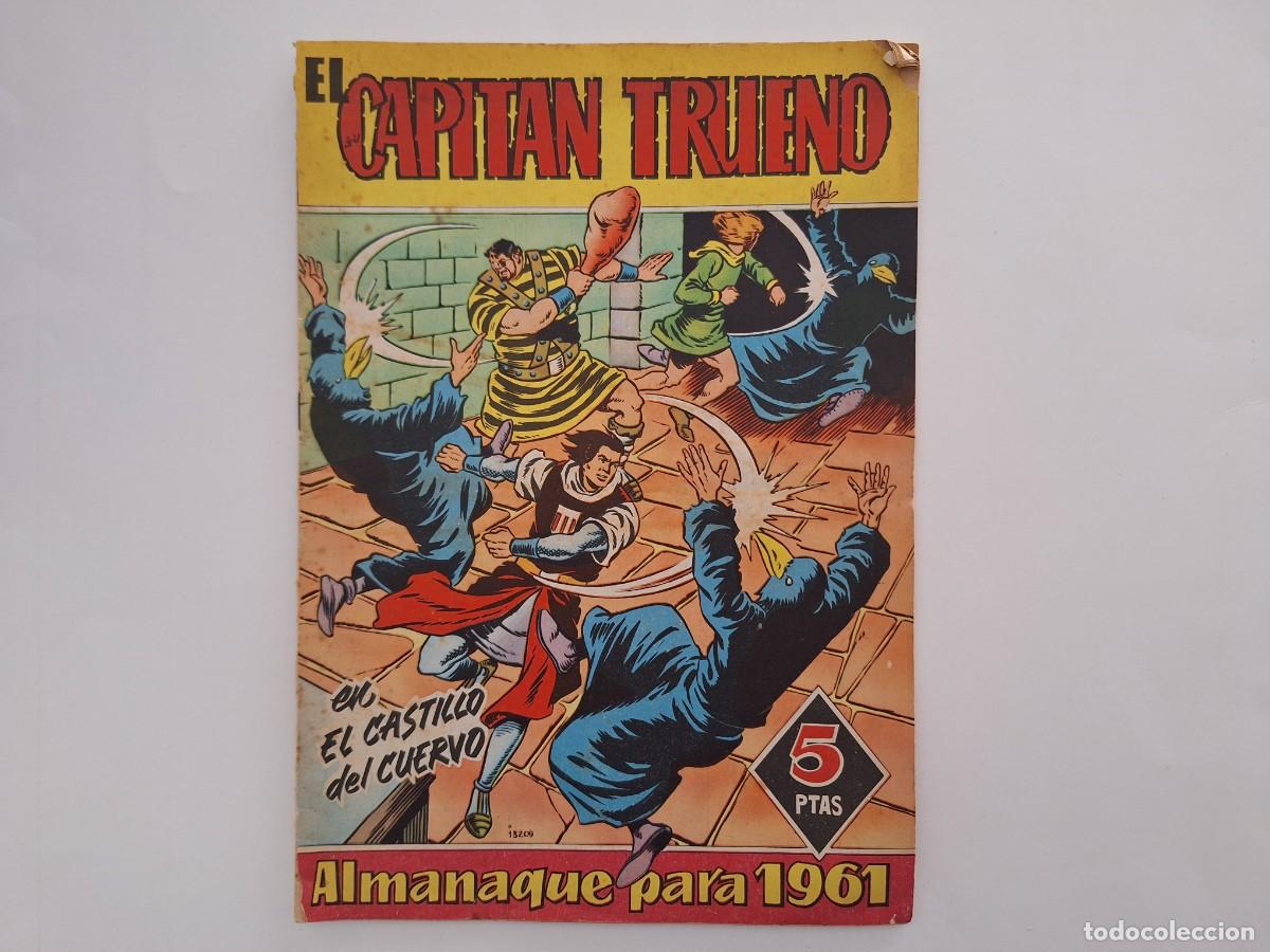 Giornalini: EL CAPITAN TRUENO ALMANAQUE PARA 1961 EL CASTILLO DEL CUERVO RV