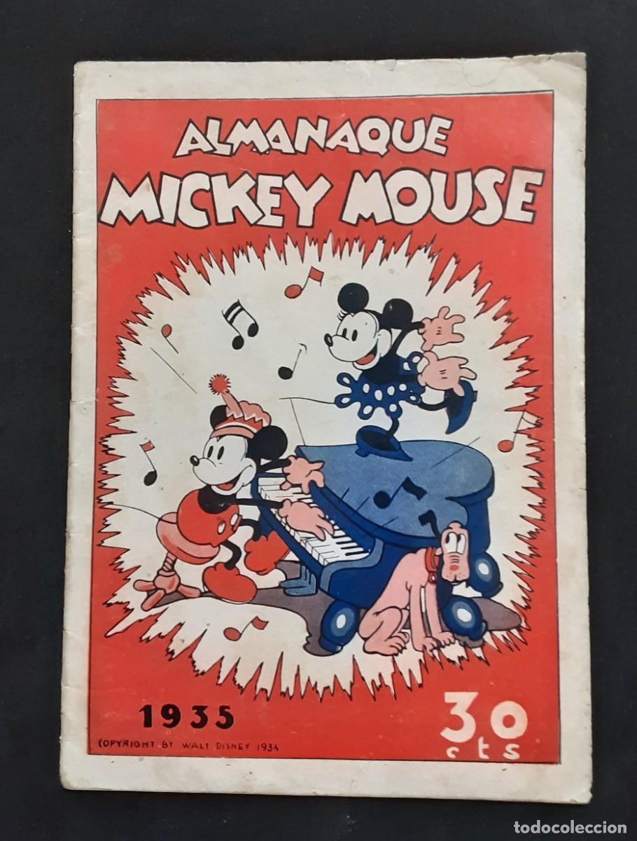 Tebeos: MICKEY MOUSE ALMANAQUE 1935 # EDITORIAL &rdquo; ALAS &rdquo; # S MESTRES / ETC