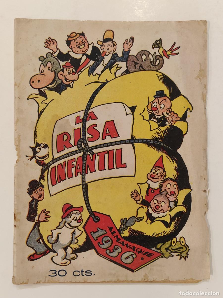 Tebeos: LA RISA INFANTIL - ALMANAQUE 1936 - COMIC ANTIGUO ORIGINAL -VER FOTOS-(K-16.098)