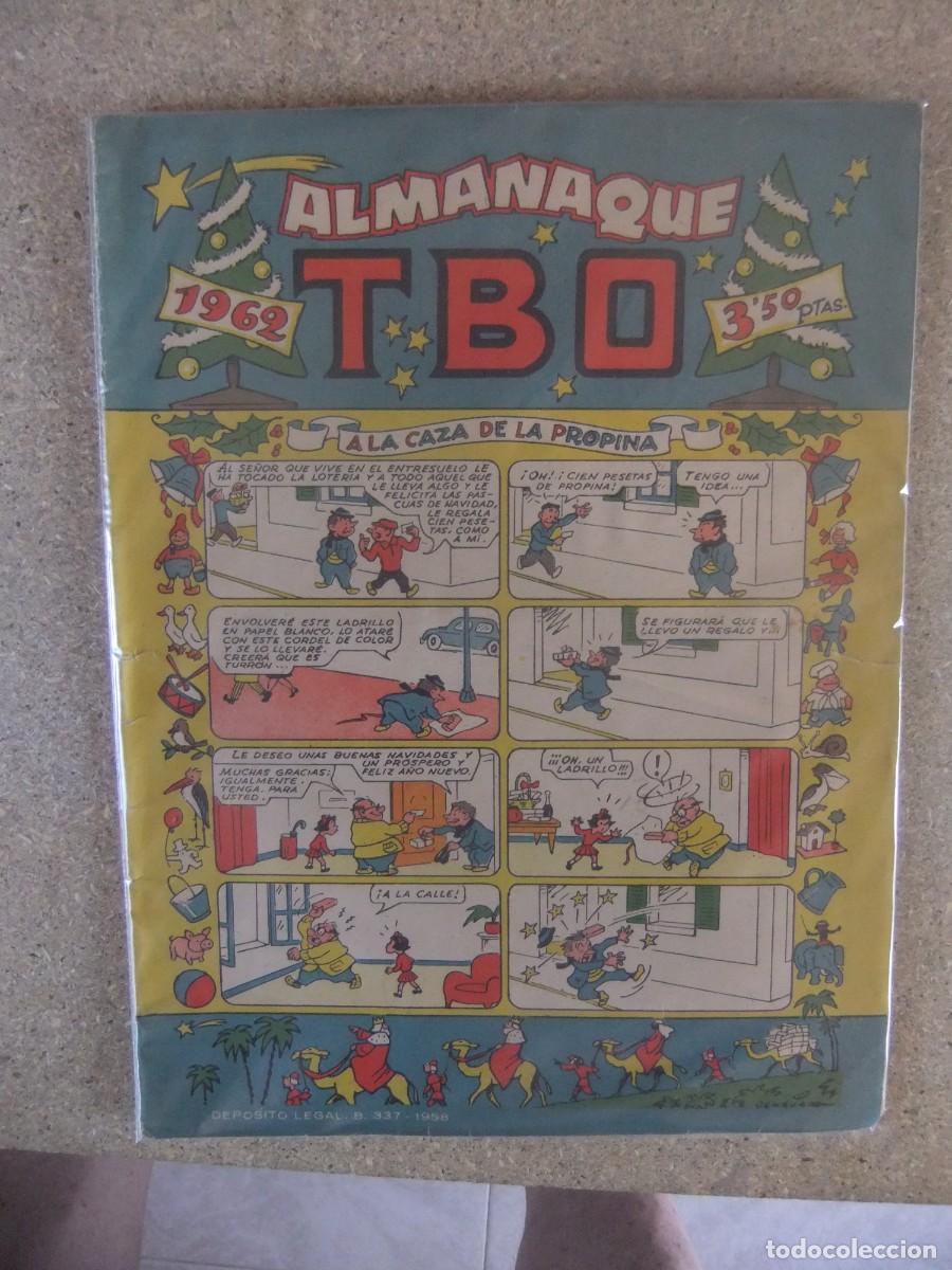 Tebeos: T.B.O. ALMANAQUE PARA 1962 EDICIONES BUIGAS