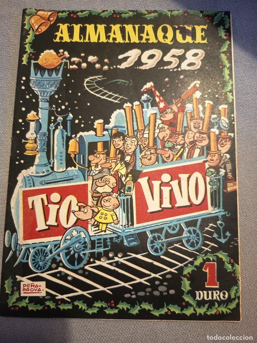 Tebeos: Tiovivo.Almanaque 1958. Tebeo