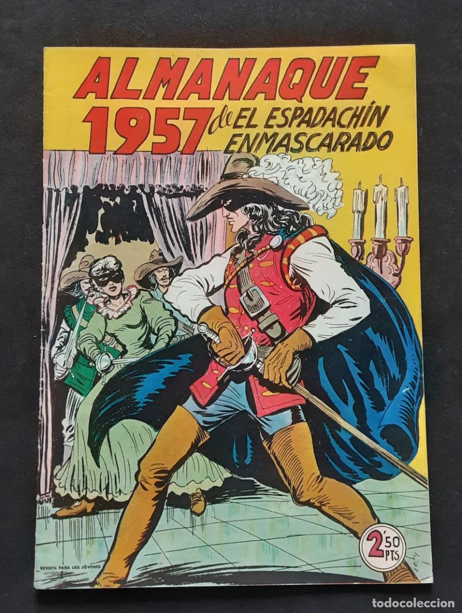 Tebeos: ALMANAQUES 1957 # LOTE DE 3 UD # EDITORIAL MAGA Y VALENCIANA # M GAGO / V RAMOS / KARPA / ETC