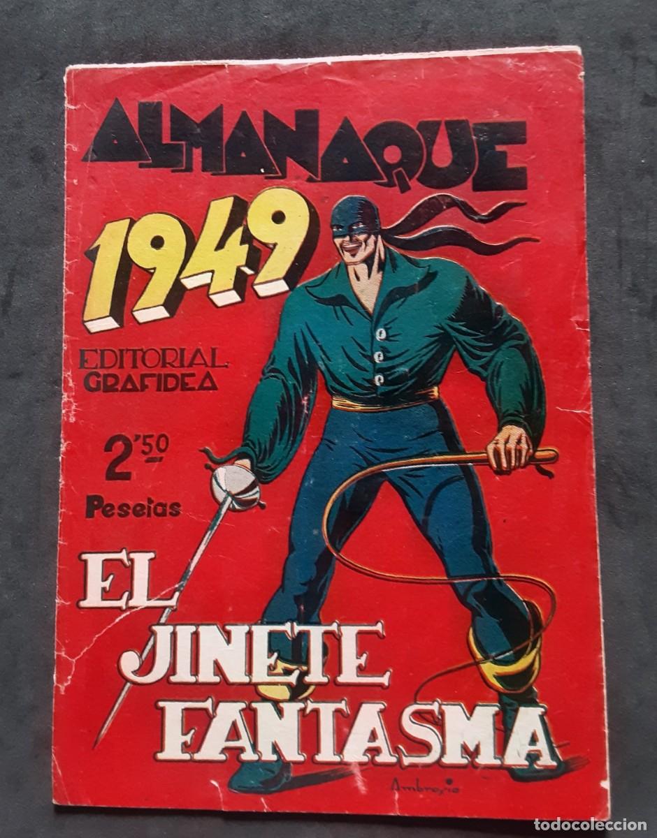 Tebeos: EL JINETE FANTASMA # EDITORIAL GRAFIDEA # ALMANAQUE 1949 # AMBROSIO (AMBROS)/ALAMAR/ J LICERAS/ETC