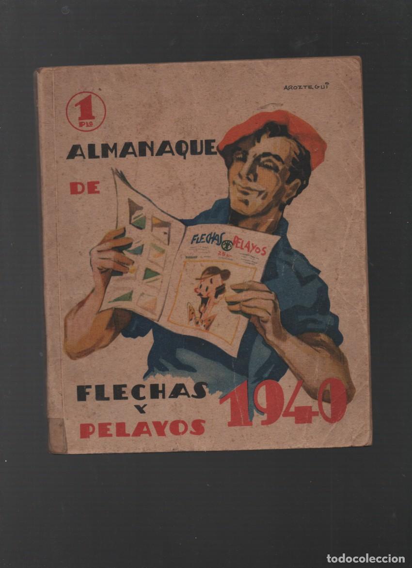 Tebeos: ALMANAQUE DE FLECHAS Y PELAYOS 1940. SEMANARIO INFANTIL