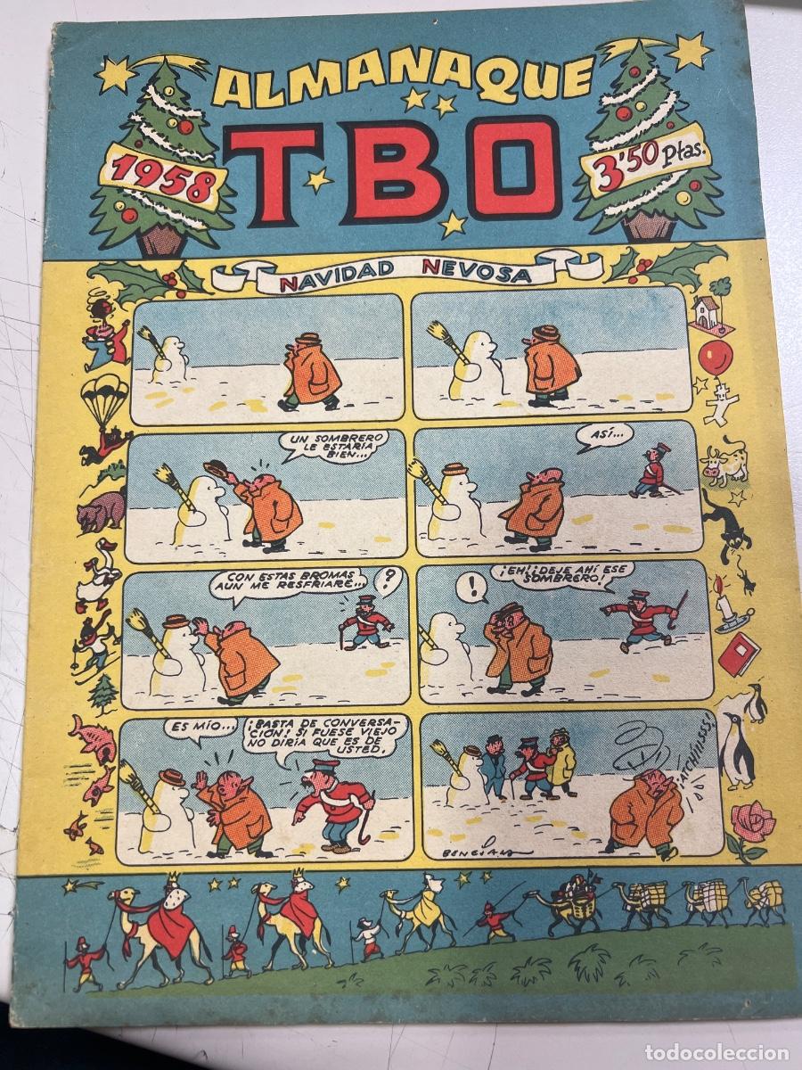 Livros de Banda Desenhada: ALMANAQUE TBO. 1958. NAVIDAD NEVOSA.