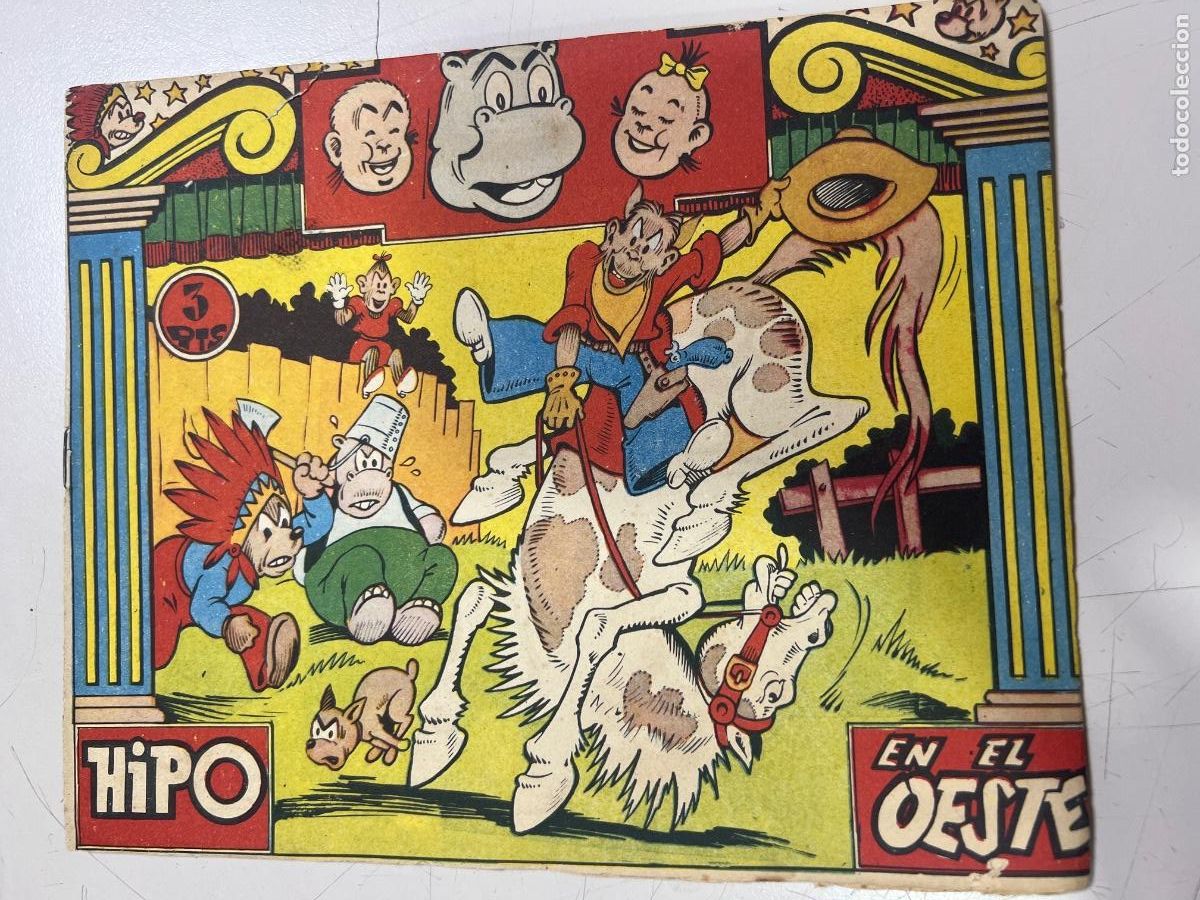 Livros de Banda Desenhada: HIPO. EN EL OESTE. EDITORIAL MARCO. BARCELONA, 1962.