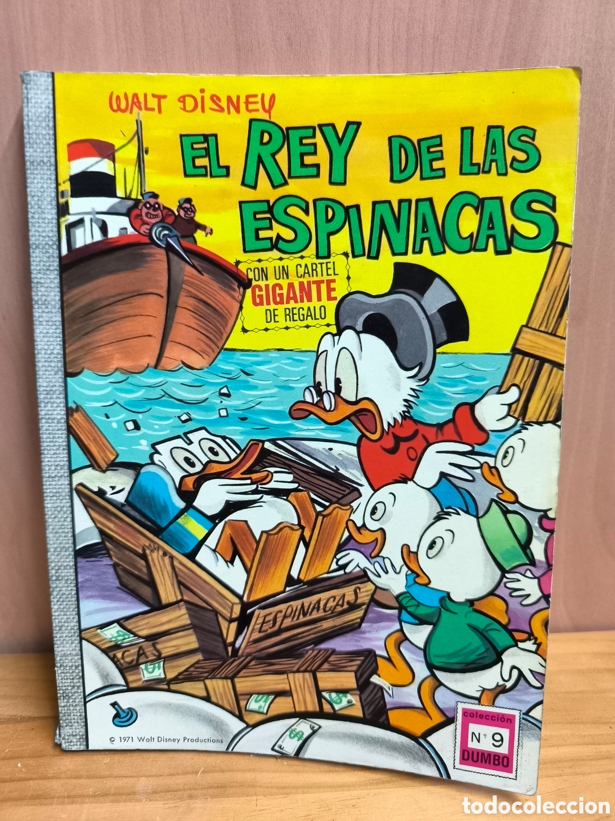Tebeos: Walt Disney el rey de las espinacas 1971 colecci&oacute;n Dumbo n9